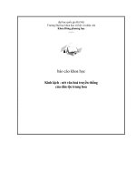 Kinh kịch - nét văn hoá truyền thống  của dân tộc trung hoa