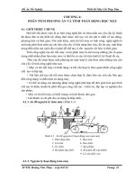 PHÂN TÍCH PHƯƠNG ÁN VÀ TÍNH TOÁN ĐỘNG HỌC MÁY