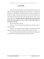 Giải pháp nhằm đẩy mạnh khai thác thị trường khách du lịch Đức tại chi nhánh của công ty du lịch và tiếp thị giao thông vận tải Vietravel ở Hà Nội