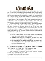 Tổng quan về Bộ tài chính và vụ chính sách tài chính hiện nay