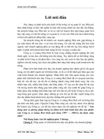 Vận dụng phương pháp thống kê phân tịch tình hình tiêu thụ sản phẩm của công ty xi măng Hòa Bình