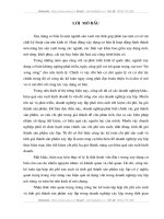 Hoàn thiện công tác kế toán chi phí sản xuất và tính giá thành sản phẩm xây lắp tại Công ty đầu tư xây dựng và phát triển Công nghệ