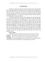 VẬN DỤNG PHƯƠNG PHÁP DÃY SỐ THỜI GIAN PHÂN TÍCH TÌNH HÌNH PHÁT TRIỂN CÔNG NGHIỆP VIỆT NAM TỪ 2000-2005 VÀ DỰ ĐOÁN NGẮN HẠN ĐẾN 2007