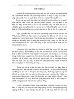Tình hình và hướng giải quyết lao động dư thừa ở nông thôn xã Hoẳng Lý - huyện Hoằng Hóa - tỉnh Thanh Hóa