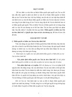 Thẩm quyền sơ thẩm của Toà án theo lãnh thổ và Quyền lựa chọn toà án của đương sự