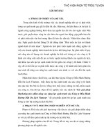 Các giải pháp  Marketing mix nhằm nâng cao năng lực cạnh tranh của Công ty  Điều Hành  Hướng Dẫn Du Lịch Vinatour