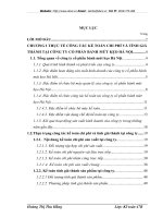 Hoàn thiện công tác kế toán chi phí và tính giá thành tại Công ty Cổ phần bánh mứt kẹo Hà Nội