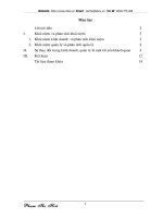 Hoạt động quản lý kinh doanh của doanh nghiệp