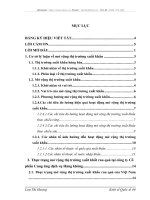 Mở rộng thị trường xuất khẩu rau quả tại Công ty Cổ phần Cung ứng dịch vụ Hàng không