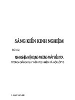 Kinh nghiệm vận dụng phương pháp điều tra trong giảng dạy toán lớp 5