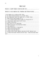 xây dựng hệ thống thoát nước cũng như trạm xử lý nứơc thải cho các khu dân cư