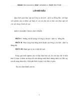 Tổng quan về công ty du lịch - dịch vụ Hà Nội