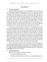 Đầu tư trực tiếp nước ngoài phát triển nông nghiệp Việt nam