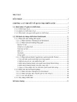 490 Xây dựng chiến lược kinh doanh cho ngành hàng thực phẩm khô và chế biến tại Công ty Metro Cash & Carry Vietnam, giai đoạn 2006 – 2010