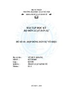 HỢP ĐỒNG DÂN SỰ VÔ HIỆU