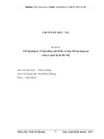 Chế độ pháp lý về hợp đồng xuất khẩu và thực tiễn áp dụng tại  công ty gạch ốp lát Hà Nội