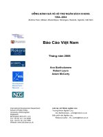 ĐồNG ĐÁNH GIÁ VỀ HỖ TRỢ NGÂN SÁCH CHUNG 1994–2004