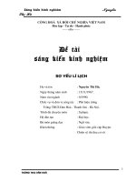 Sáng kiến kinh nghiệm