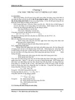 các đặc trưng vật lý động lực học