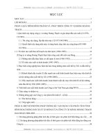 Phân tích tình hình hoạt động sản xuất, kinh doanh của Công ty   xi măng  Hoàng Thạch giai đoạn 2000 - 2005