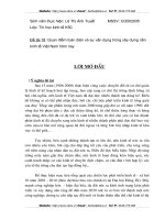 Quan điểm toàn diện và sự vận dụng trong xây dựng nền kinh tế Việt Nam hôm nay