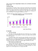 : CƠ CẤU XUẤT NHẬP KHẨU THÁNG 10 VÀ 10 THÁNG NĂM 2010 Ở VIỆT NAM