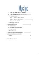 chế biến tinh bột khoai mỳ