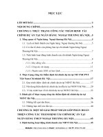 Giải pháp hoàn thiện công tác thẩm định tài chính dự án tại NHNT Hà Nội