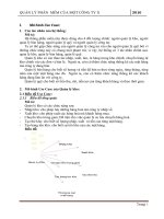 QUẢN LÝ PHẦN  MỀM CỦA MỘT CÔNG TY X