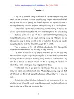 Hoàn thiện phương pháp xác định chỉ tiêu suất vốn đầu tư xây dựng khu chung cư, nhà cao tầng