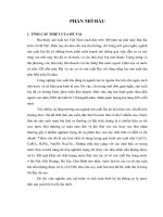 Thiết kế hệ thống xử lý nước thải của Nhà máy bia Việt Nam với công suất thực tế 2000m3 ngđ đạt tiêu chuẩn loại B xả ra kênh