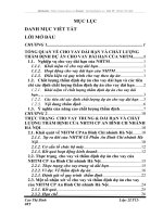 Một số giải pháp nâng cao chất lượng thẩm định dự án cho vay dài hạn tại NHTM CP An Bình Chi nhánh Hà Nội