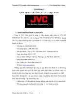 Một số giải pháp cải tiến mô hình cung ứng tại JVC Việt Nam