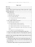 tình hình huy động vốn trong nước cho đầu tư phát triển tại Việt Nam