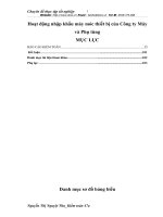 Hoạt động nhập khẩu máy móc thiết bị của Công ty Máy và Phụ tùng