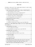 KHÁI QUÁT QUÁ TRÌNH HÌNH THÀNH VÀ PHÁT TRIỂN CỦA CÔNG TY CỔ PHẦN SÔNG ĐÀ 2