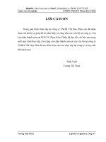 Một số giải pháp nhằm hoàn thiện cơ cấu tổ chức quản lý cho công ty TNHH thương mại Huy Phát