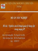 Nghiên cứu kĩ thuật quản lý hàng đợi trong mạng IP