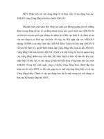 Phân tích các nội dung pháp lý và thực tiễn về tạo dựng bản sắc ASEAN trong Cộng đồng văn hóa xã hội ASEAN