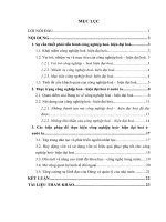 Vai trò của công nghiệp hoá - hiện đại hoá trong sự nghiệp xây dựng chủ nghĩa xã hội ở nước ta hiện nay