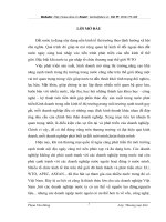 Kinh doang xăng dầu nội địa của Tổng công ty xăng dầu Việt Nam PETROLIMEX