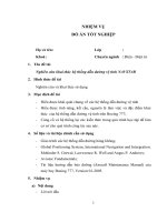 Nghiên cứu khai thác hệ thống dẫn đường vệ tinh NAVSTAR