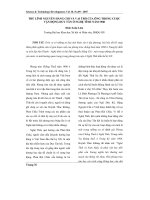 thủ lĩnh Nguyễn hàng Chi và vai trò của ông trong vận động duy Tân ở Nghệ Tĩnh năm 1908