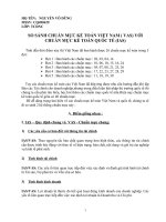 SO SÁNH CHUẨN MỰC KẾ TOÁN VIỆT NAM ( VAS) VỚI CHUẨN MỰC KẾ TOÁN QUỐC TẾ (IAS)
