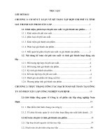 kế toán chi phí sản xuất và tính giá thành hoạt động xây lắp