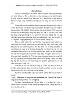 xây dựng phân hệ thông tin tính giá thành sản phẩm tại công ty TNHH Mỹ Hưng