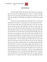 Giải pháp nâng cao chất lượng cho vay xuất khẩu tại Ngân hàng Phát triển Việt Nam