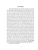 334 Các giải pháp nâng cao hiệu quả Marketing tại Công ty khách sạn Kim Liên