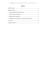 Nhận thức của người dân về việc hiến máu nhân đạo