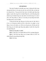 Tình hình hoạt động của chi nhánh Ngân hàng nông nghiệp và phát triển nông thôn chi nhánh Đống Đa trong những năm gần đây